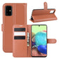 For Galaxy A71 5G Litchi Texture Horizontal Flip Protective Case with Holder & Card Slots & Wallet