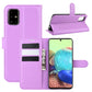 For Galaxy A71 5G Litchi Texture Horizontal Flip Protective Case with Holder & Card Slots & Wallet