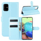 For Galaxy A71 5G Litchi Texture Horizontal Flip Protective Case with Holder & Card Slots & Wallet