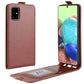 For Galaxy A71 5G R64 Texture Single Vertical Flip Leather Protective Case with Card Slots & Photo Frame
