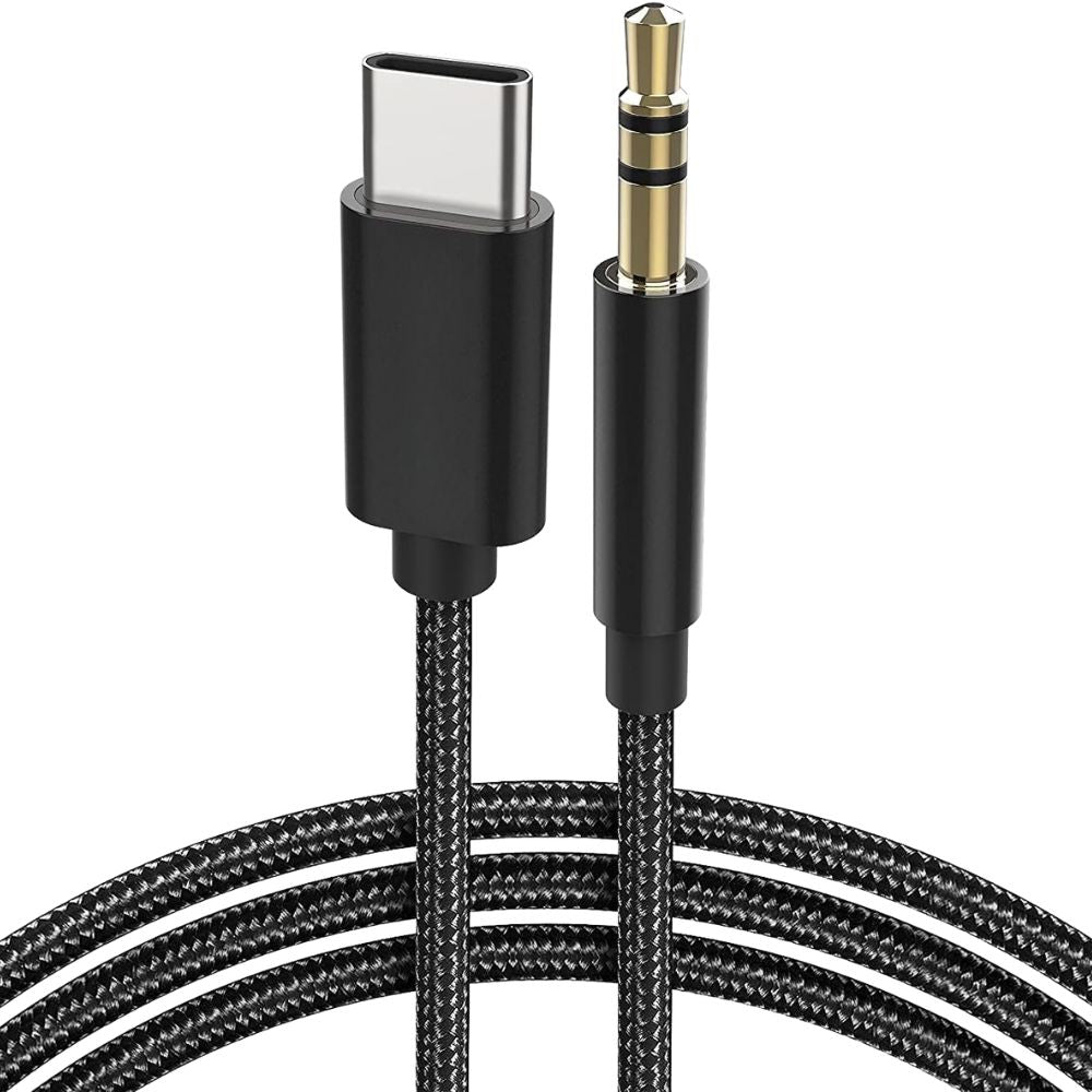 USB C to 3.5 mm Audio AUX Stereo Jack Cable