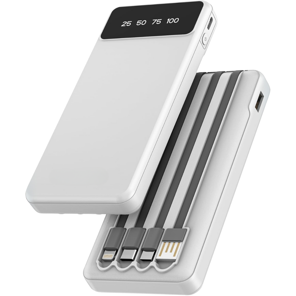 Multi-Device 10000mAh fast charging power Bank Compatible with iPhone 16/15/14/13/12/ Samsung S 25/24/23/22/21