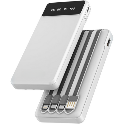 Multi-Device 10000mAh fast charging power Bank Compatible with iPhone 16/15/14/13/12/ Samsung S 25/24/23/22/21