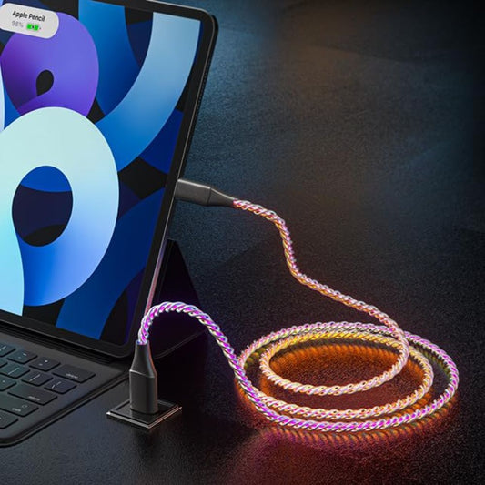 Universal USB C to C RGB lighting Fast Charging Cable 60W