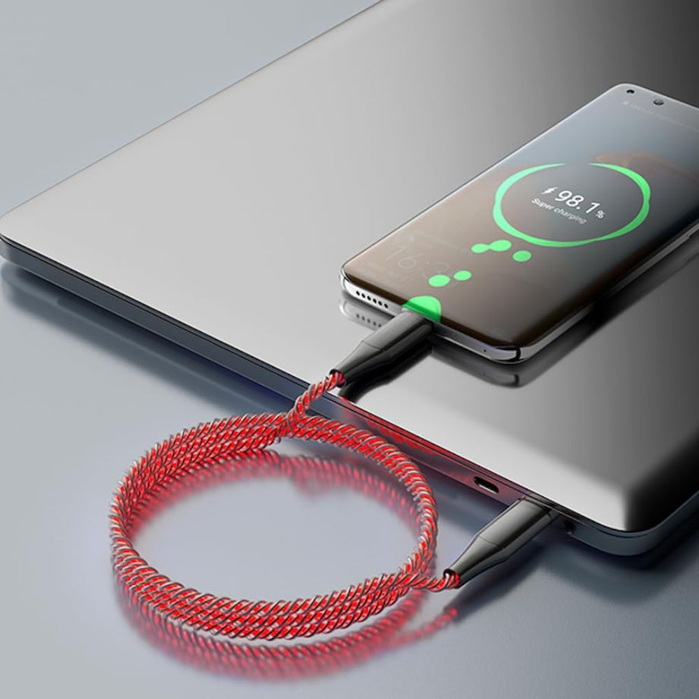 Universal USB C to C RGB lighting Fast Charging Cable 60W
