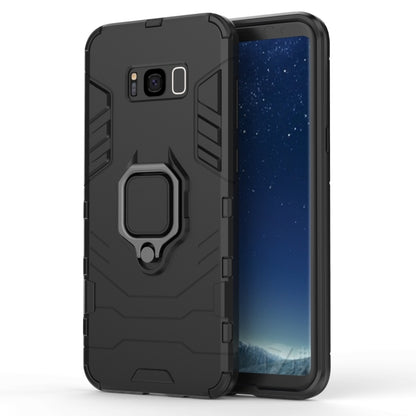 PC + TPU Shockproof Protective Case for Galaxy S8+, with Magnetic Ring Holder, For Galaxy S8+