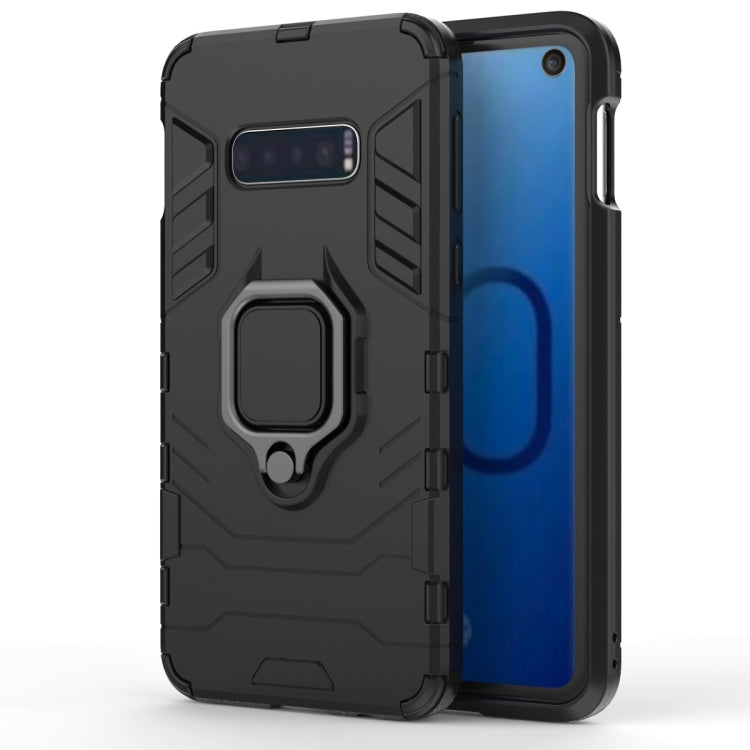 PC + TPU Shockproof Protective Case for Galaxy S10e, with Magnetic Ring Holder, For Galaxy S10e