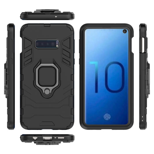PC + TPU Shockproof Protective Case for Galaxy S10e, with Magnetic Ring Holder, For Galaxy S10e