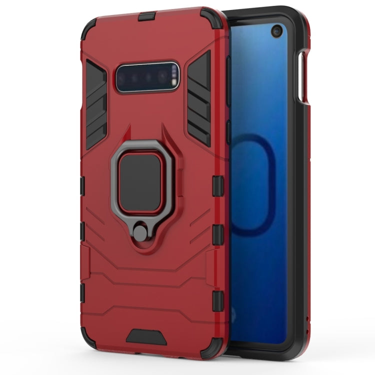 PC + TPU Shockproof Protective Case for Galaxy S10e, with Magnetic Ring Holder, For Galaxy S10e