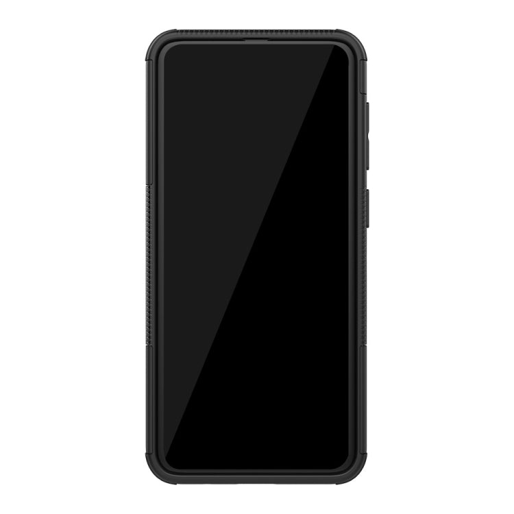 Tire Texture TPU+PC Shockproof Phone Case for Galaxy A50 / A20 / A30, with Holder, For Galaxy A50