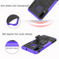 Tire Texture TPU+PC Shockproof Phone Case for Galaxy A50 / A20 / A30, with Holder, For Galaxy A50