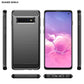 Brushed Texture Carbon Fiber TPU Case for Galaxy S10, For Galaxy S10, For Samsung Galaxy S10